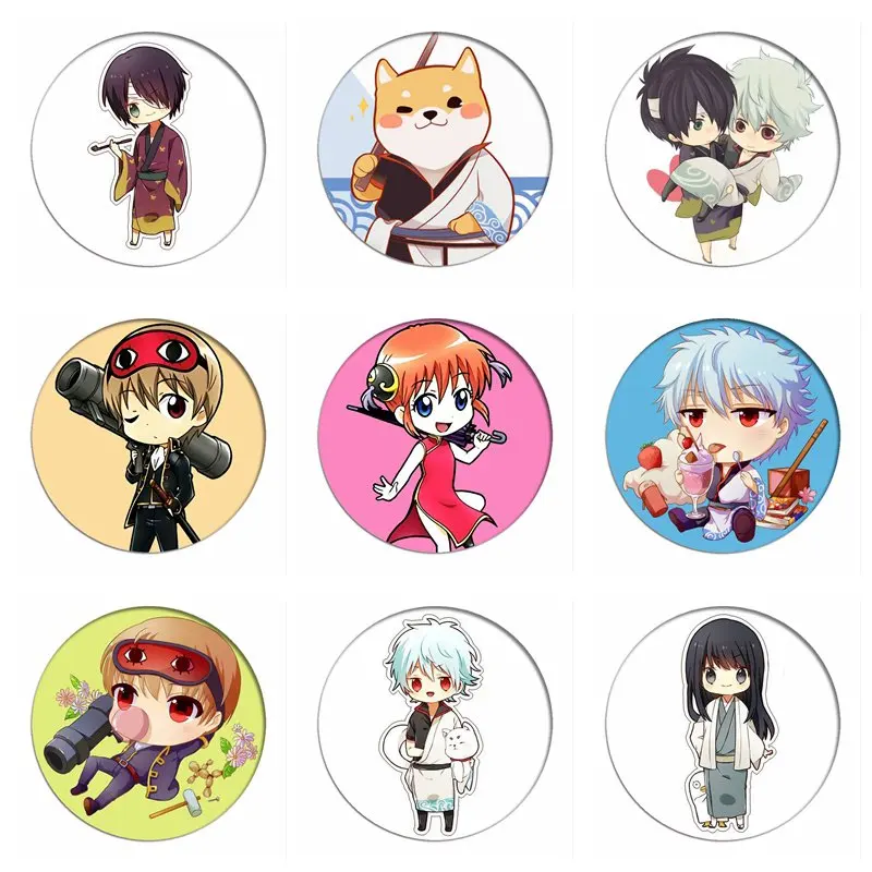 Anime GINTAMA Q Version Cosplay Badges Sakata Gintoki Brooch Pins Katsura Kotarou Icon Collection Breastpin for Bag Clothes
Anime GINTAMA Q Version Cosplay Badges Sakata Gintoki Brooch Pins Katsura Kotarou Icon Collection Breastpin for Bag Clothes