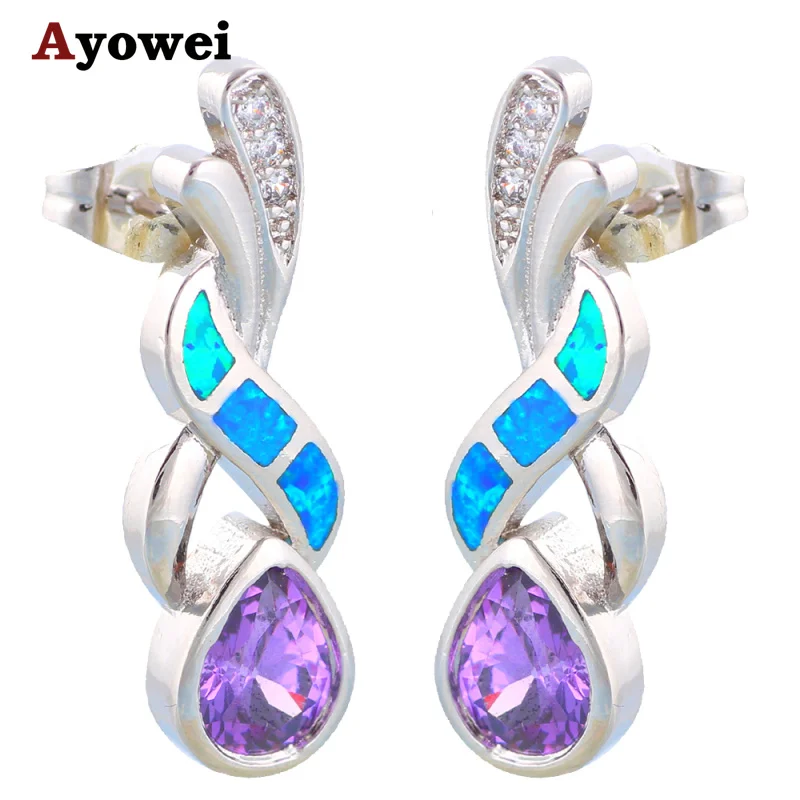 Wholesale Retail Crystal Blue Fire Opal Silver Stud Earrings Fashion Jewelry Opal Jewelry OE179A
Wholesale Retail Crystal Blue Fire Opal Silver Stud Earrings Fashion Jewelry Opal Jewelry OE179A