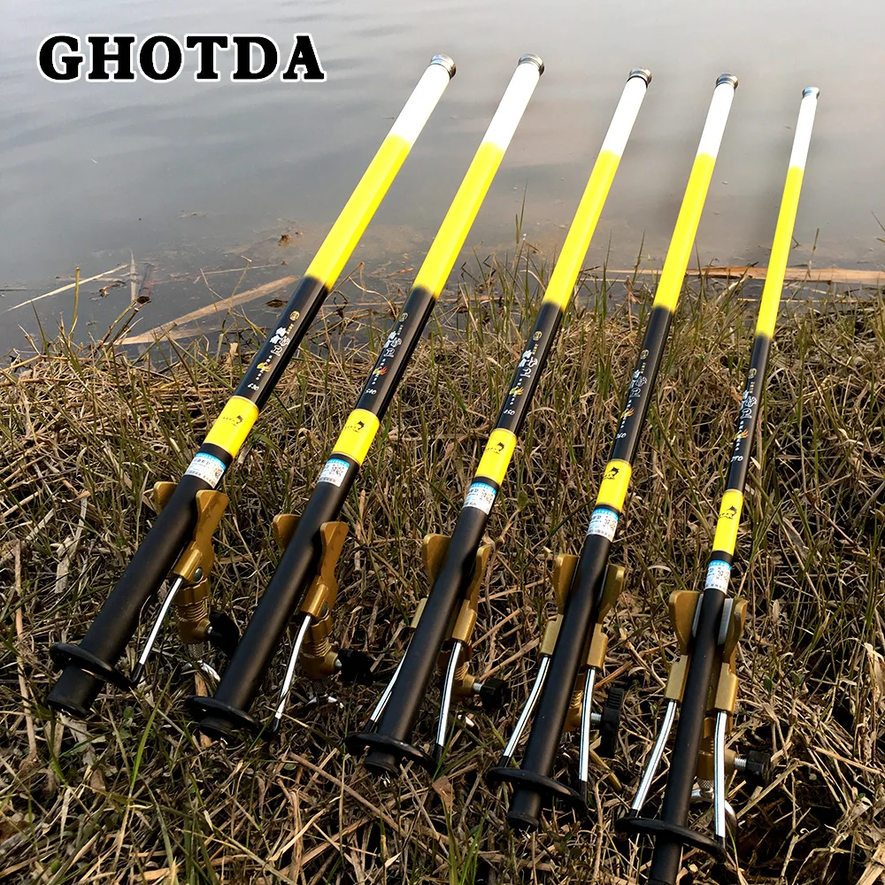 GHOTDA 2.7/3.6/4.5/5.4/6.3 Meters Telescopic Fishing Rods Fishing Pole Stream Fishing Rod
GHOTDA 2.7/3.6/4.5/5.4/6.3 Meters Telescopic Fishing Rods Fishing Pole Stream Fishing Rod