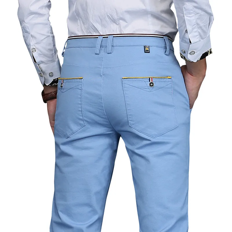 6 Color Casual Pants Men 2019 New Business Casual Stretch Straight Pants Men's High Quality Slim Solid Color Classic Trousers
6 Color Casual Pants Men 2019 New Business Casual Stretch Straight Pants Men's High Quality Slim Solid Color Classic Trousers