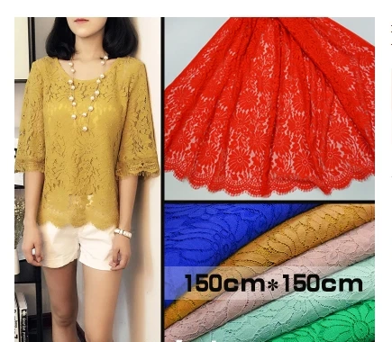 1.5 * 1.5 m Lash Embroidery Lace Fabrics Cotton Cord French Lace Fabric Guipure Nigeria African Lace For Wedding Dress
1.5 * 1.5 m Lash Embroidery Lace Fabrics Cotton Cord French Lace Fabric Guipure Nigeria African Lace For Wedding Dress