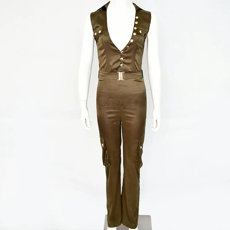 Sleeveless Hole V Neck Jumpsuit For Women Nice High Waist Long Jumpsuits Rompers Sexy Party Jumpsuit Elegant Overalls Femme
Sleeveless Hole V Neck Jumpsuit For Women Nice High Waist Long Jumpsuits Rompers Sexy Party Jumpsuit Elegant Overalls Femme