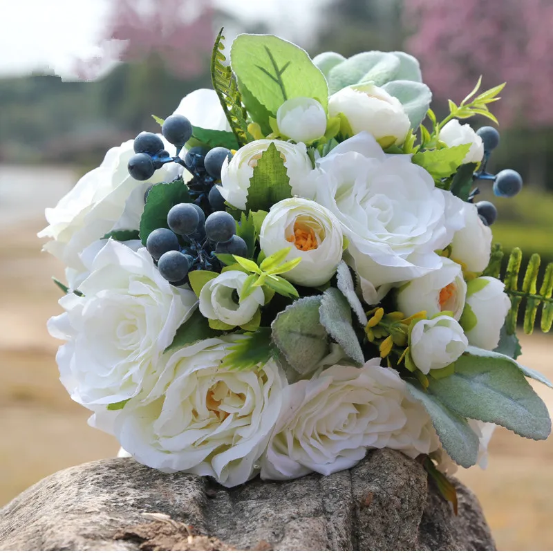 Wedding Flower Wedding Bride Hand Bouquet Simulation Flower Event Party Decorative Flower Wedding photography photo props
Wedding Flower Wedding Bride Hand Bouquet Simulation Flower Event Party Decorative Flower Wedding photography photo props