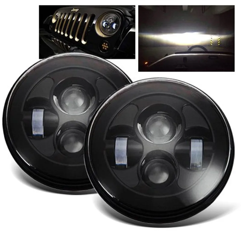 7inch 40w Round H4 LED Headlight for Jeep Wrangler Front Driving Headlamp Car Styling Head Light for Hummer LandRover
7inch 40w Round H4 LED Headlight for Jeep Wrangler Front Driving Headlamp Car Styling Head Light for Hummer LandRover