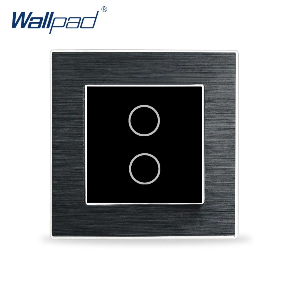 Metal 2 Gang 2 Way Touch Switch Wallpad Luxury Wall Switch Satin Metal Panel Touch Glass Sensor 2 Gang Wall Smart Touch Switch
Metal 2 Gang 2 Way Touch Switch Wallpad Luxury Wall Switch Satin Metal Panel Touch Glass Sensor 2 Gang Wall Smart Touch Switch