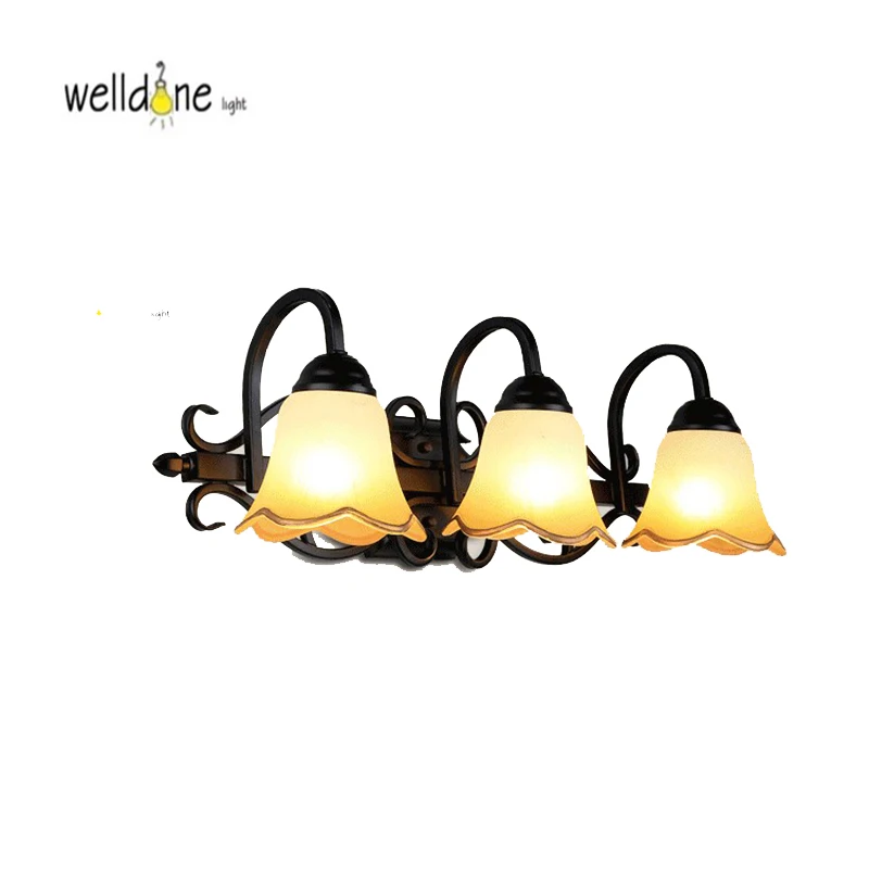 LED european sconce mirror lamp vintage wall mounted light bathroom vannity iron lighting fixture
LED european sconce mirror lamp vintage wall mounted light bathroom vannity iron lighting fixture