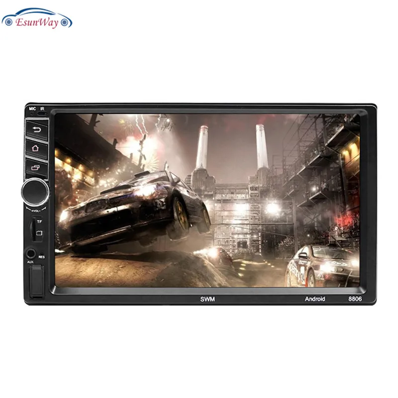 Автомагнитола 7 " 2 Din Android 1 универсальная GPS навигация Bluetooth Wi Fi 1024*600 стерео FM