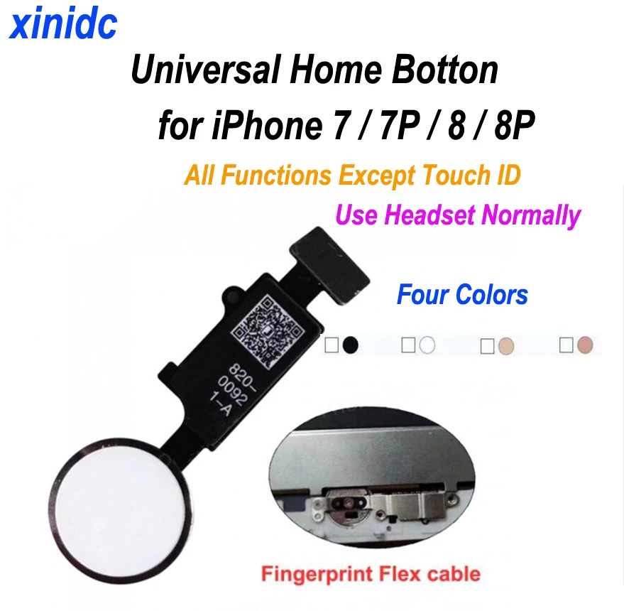 Xinidc 1 шт. универсальная кнопка Home для iPhone 7 7Plus 8 8 Plus кнопка Home с гибким кабелем Лента Замена
Xinidc 1 шт. универсальная кнопка Home для iPhone 7 7Plus 8 8 Plus кнопка Home с гибким кабелем Лента Замена