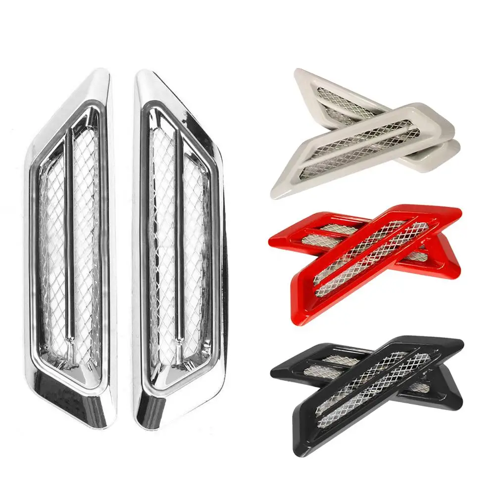 2pcs Air Flow Fender Side Vent Decoration Sticker Plastic Chrome Car SUV Decoration Universal
2pcs Air Flow Fender Side Vent Decoration Sticker Plastic Chrome Car SUV Decoration Universal