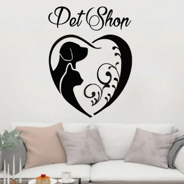 Pet Shop Decor Pet Grooming Vinyl Wall Sticker Removable Pets Friends Wall Mural New Design Dogs Salon Wall Window Decal AY1308
Pet Shop Decor Pet Grooming Vinyl Wall Sticker Removable Pets Friends Wall Mural New Design Dogs Salon Wall Window Decal AY1308