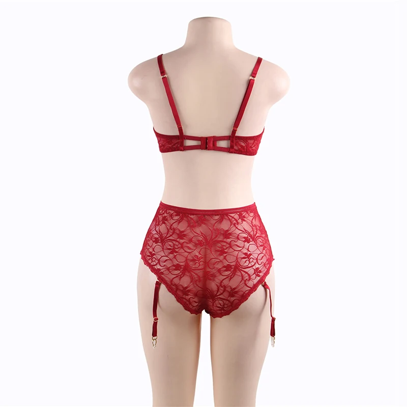 Women Sexy Lingerie Suit Black Floral Lace Halter Bandage Underpants Underwear Intimates Stretch Briefs Bras Set Lace Up Hollow
Women Sexy Lingerie Suit Black Floral Lace Halter Bandage Underpants Underwear Intimates Stretch Briefs Bras Set Lace Up Hollow
