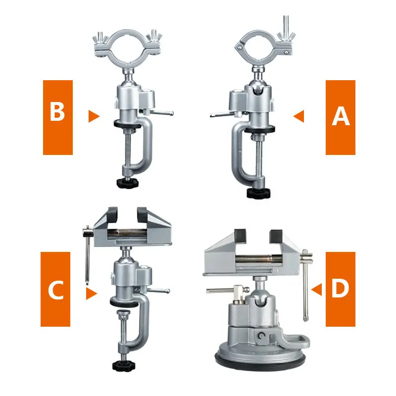 4 styles optional bench vise drill stand aluminum alloy 360 degree rotation universal vise precision mini vise fixture alloet
4 styles optional bench vise drill stand aluminum alloy 360 degree rotation universal vise precision mini vise fixture alloet