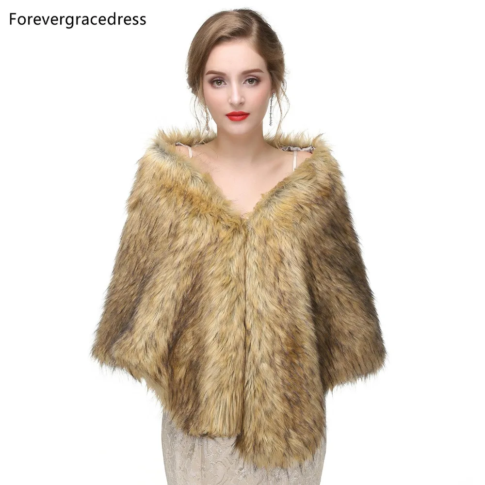 Forevergracedress 2019 Elegant Soft Autumn Winter Faux Fur Bride Wedding Wraps Bolero Jackets Bridal Coats Shawls Scarves PJ407
Forevergracedress 2019 Elegant Soft Autumn Winter Faux Fur Bride Wedding Wraps Bolero Jackets Bridal Coats Shawls Scarves PJ407