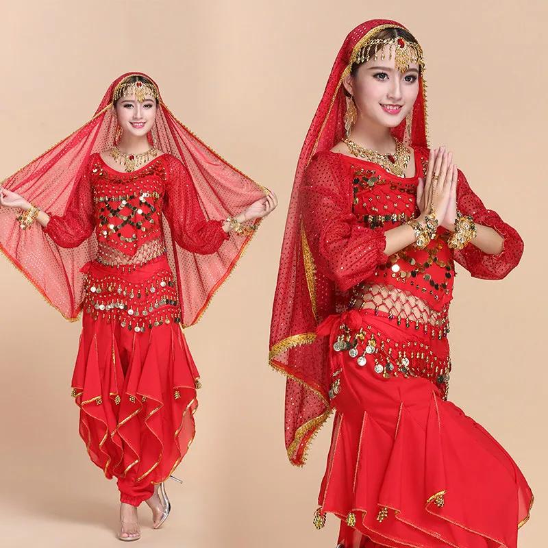 Belly Dance Suit Female Adult Indian Dancing Costumes Company Annual Meeting New Performing Apparel Long Sleeve Clothes H4529
Belly Dance Suit Female Adult Indian Dancing Costumes Company Annual Meeting New Performing Apparel Long Sleeve Clothes H4529