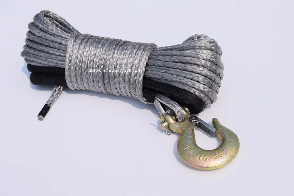 Grey 1/4"*100ft Winch Rope Extension,ATV Winch Line,Synthetic Winch Rope,Off Road Rope
Grey 1/4"*100ft Winch Rope Extension,ATV Winch Line,Synthetic Winch Rope,Off Road Rope