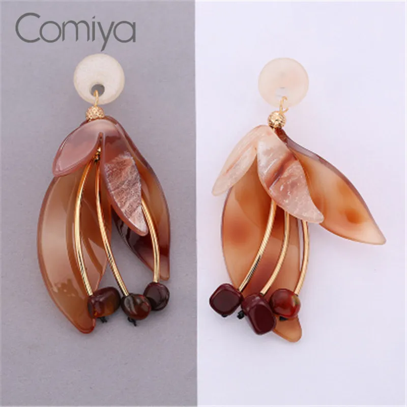 Comiya акриловые бусинки кулон серьги с фианитом Umode D'oreille мода сплав подарок Feminino