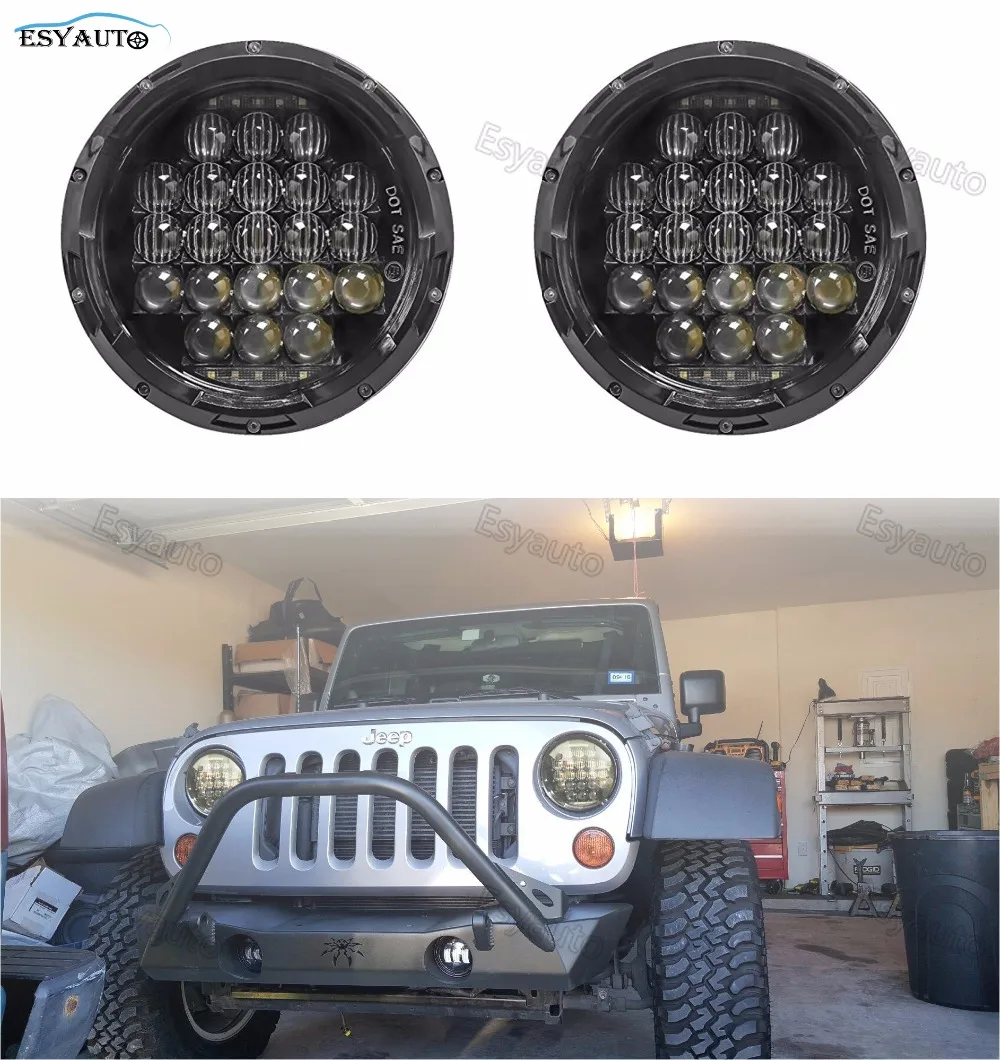 2PCS 7 Inch Headlight 75W 5D Round Passing Projector Headlight LED Headlamp for Jeep Wrangler
2PCS 7 Inch Headlight 75W 5D Round Passing Projector Headlight LED Headlamp for Jeep Wrangler