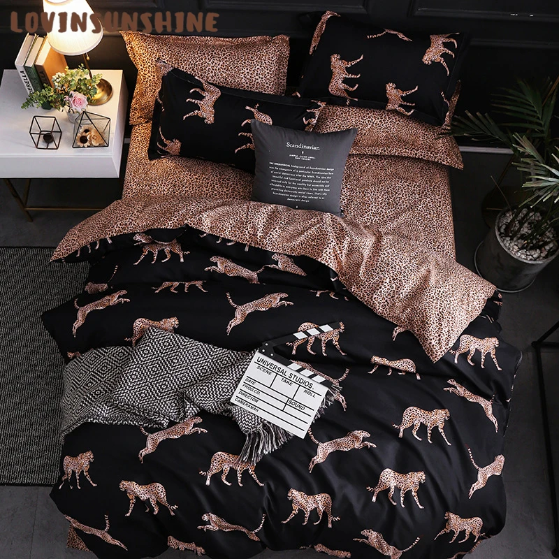LOVINSUNSHINE Duvet Cover King Size Queen Size Comforter Sets Leopard Printing Bedding Set AB#196
LOVINSUNSHINE Duvet Cover King Size Queen Size Comforter Sets Leopard Printing Bedding Set AB#196