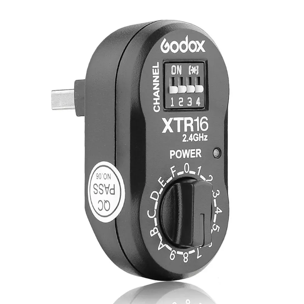 Godox 16 Channels XTR-16 Remote 2.4G Wireless Power-control Flash Trigger Receiver for Witstro Ad360 Ad180 Speedlite XTR-16
Godox 16 Channels XTR-16 Remote 2.4G Wireless Power-control Flash Trigger Receiver for Witstro Ad360 Ad180 Speedlite XTR-16