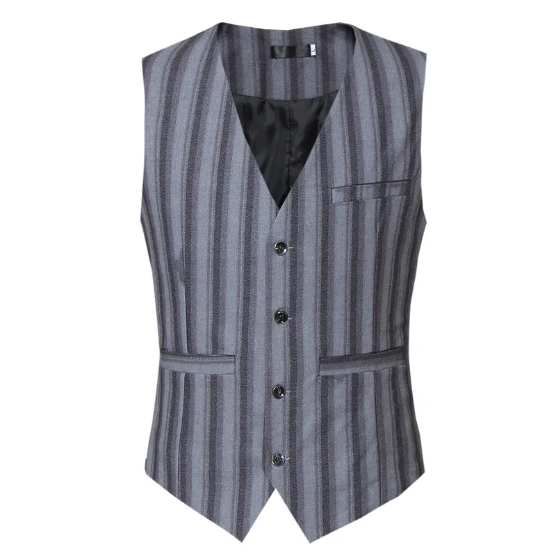 Autumn and Winter Korean Striped 3-Piece Suit Scostume Homme Mariage Luxe Jacket Vest & Pants
Autumn and Winter Korean Striped 3-Piece Suit Scostume Homme Mariage Luxe Jacket Vest & Pants