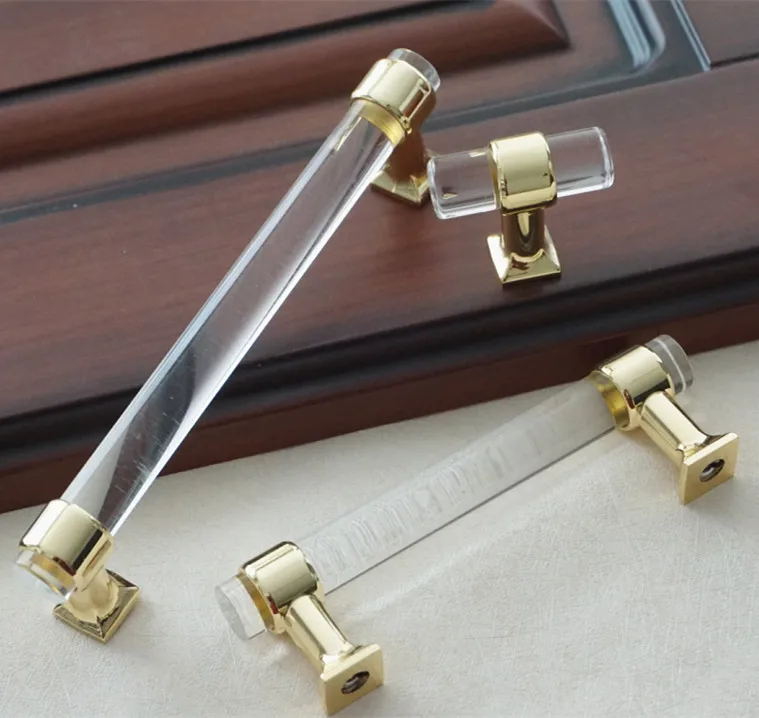 Modern Acrylic Handles for Furniture Gold Drawer Dresser Wardrobe Pull Kitchen Cabinet Cupboard Door Handle Furniture Hardware
Modern Acrylic Handles for Furniture Gold Drawer Dresser Wardrobe Pull Kitchen Cabinet Cupboard Door Handle Furniture Hardware