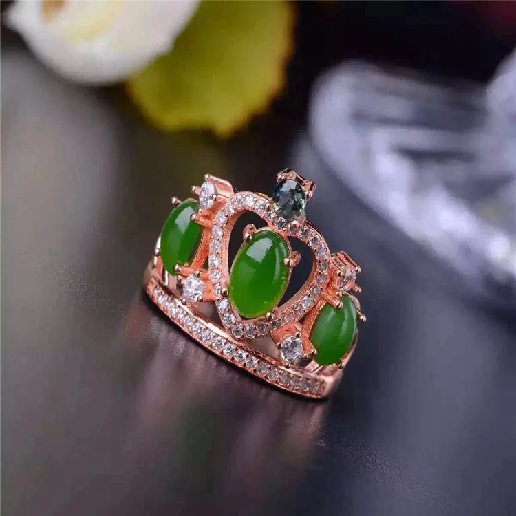 KJJEAXCMY fine jewelry 925 Pure silver inlay natural jasper female style ring jewelry simple plant crown jewel
KJJEAXCMY fine jewelry 925 Pure silver inlay natural jasper female style ring jewelry simple plant crown jewel