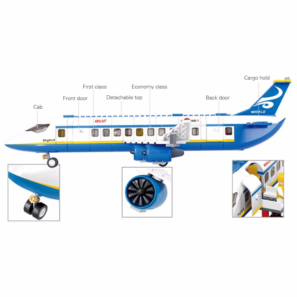Building Blocks City Airplane Series DIY Air Bus Aircraft Airport Assembled Bricks Classic Educational Toys For Children
Building Blocks City Airplane Series DIY Air Bus Aircraft Airport Assembled Bricks Classic Educational Toys For Children