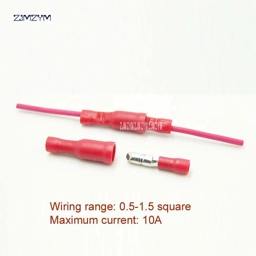 10pair/lot Red Bullet Type Female/Male Wire Splice Crimp Terminal L8 Plug Connector For 0.5-1.5Wire FRD(MPD)1-156 /FRD(MPD)2-156
10pair/lot Red Bullet Type Female/Male Wire Splice Crimp Terminal L8 Plug Connector For 0.5-1.5Wire FRD(MPD)1-156 /FRD(MPD)2-156