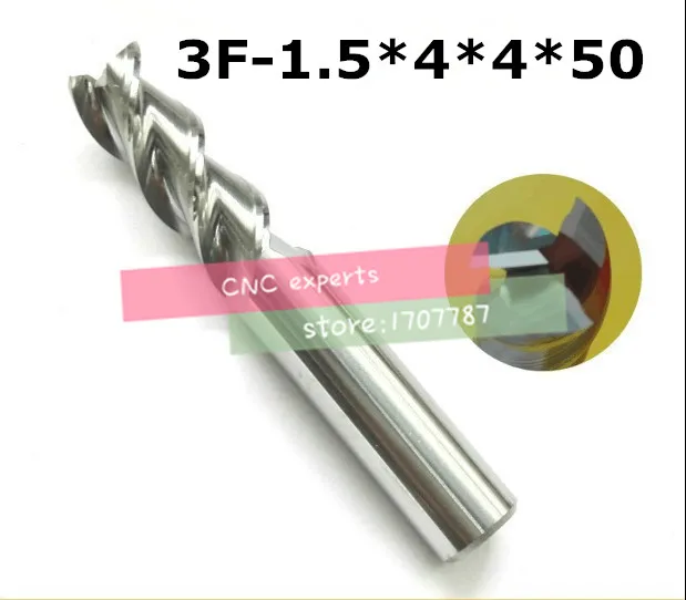3F1.5*4*4*50 HRC50,carbide Square Flatted End Mills NO coating three flute diameter 1.0 mm, The Lather,boring Bar,cnc,machine
3F1.5*4*4*50 HRC50,carbide Square Flatted End Mills NO coating three flute diameter 1.0 mm, The Lather,boring Bar,cnc,machine