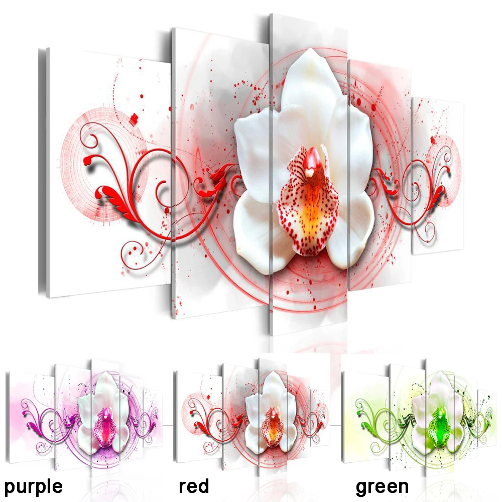 2019 (No Frame)5PCS/Set Fashion Wall Art Canvas Painting Orchid Flower Modern Home Decoration,Choose Color:3 And Size:3
2019 (No Frame)5PCS/Set Fashion Wall Art Canvas Painting Orchid Flower Modern Home Decoration,Choose Color:3 And Size:3