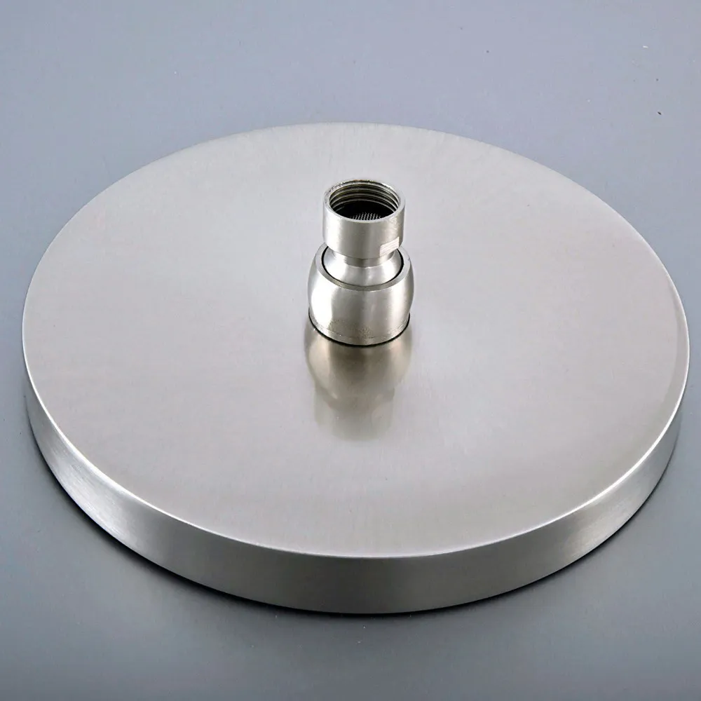 7.7" inch Nickle Brushed Brass Round Bath Rainfall Rain Bathroom Shower Head Bathroom Accessory (Standard 1/2") msh271
7.7" inch Nickle Brushed Brass Round Bath Rainfall Rain Bathroom Shower Head Bathroom Accessory (Standard 1/2") msh271