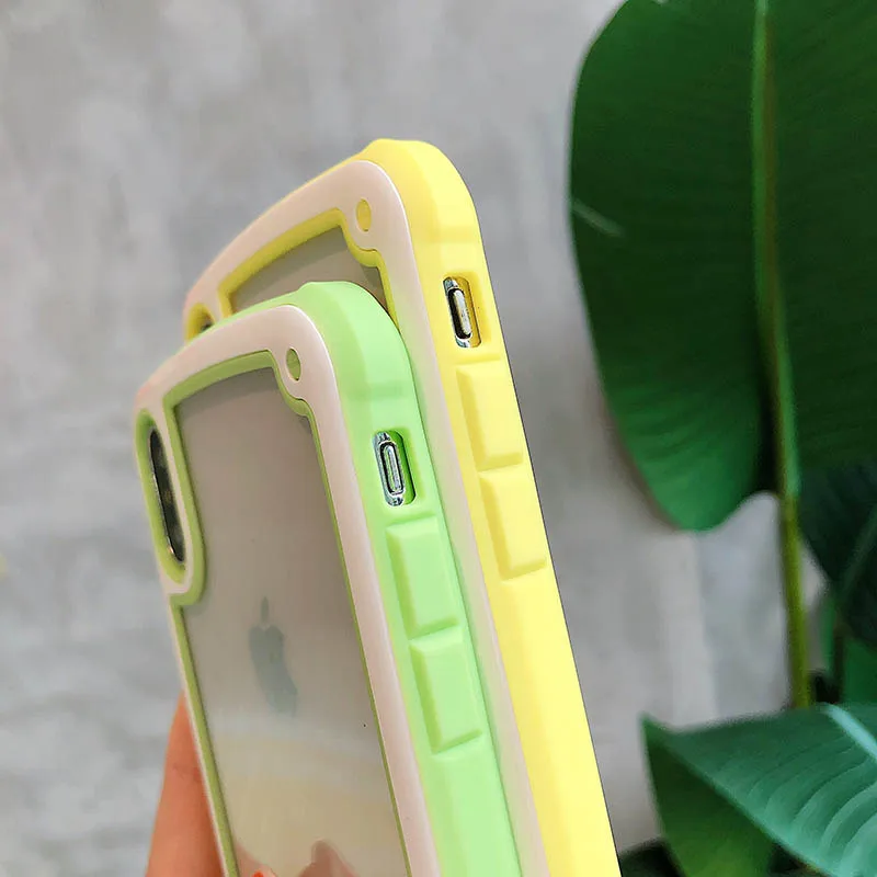 Candy Phone Case For iPhone 7 8 6 6S Plus X XR XS MAX 11 Pro Max Back Cover Coque Transparent TPU + PC Hard Silicone Shockproof
Candy Phone Case For iPhone 7 8 6 6S Plus X XR XS MAX 11 Pro Max Back Cover Coque Transparent TPU + PC Hard Silicone Shockproof