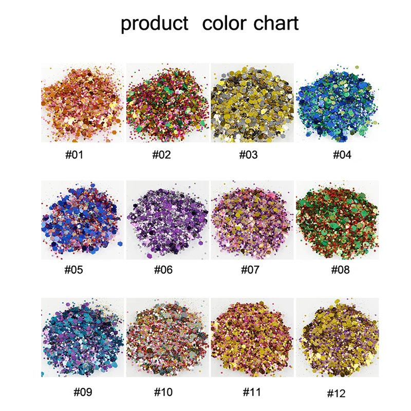 50g/bag 18 Colors Available Laser Nail Flakes 0.2mm-1mm-2mm Mixed Sequins Glitter Flake For Nails Art Shinning 3D Nail Flake 50G
50g/bag 18 Colors Available Laser Nail Flakes 0.2mm-1mm-2mm Mixed Sequins Glitter Flake For Nails Art Shinning 3D Nail Flake 50G