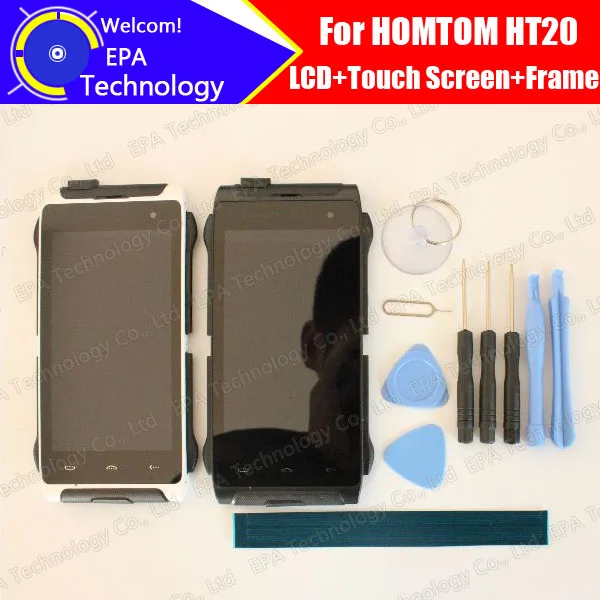 HOMTOM HT20 LCD Display + Touch Screen Digitizer + Frame Assembly 100% Original New LCD + Touch Digitizer for HT20 + Tools
HOMTOM HT20 LCD Display + Touch Screen Digitizer + Frame Assembly 100% Original New LCD + Touch Digitizer for HT20 + Tools