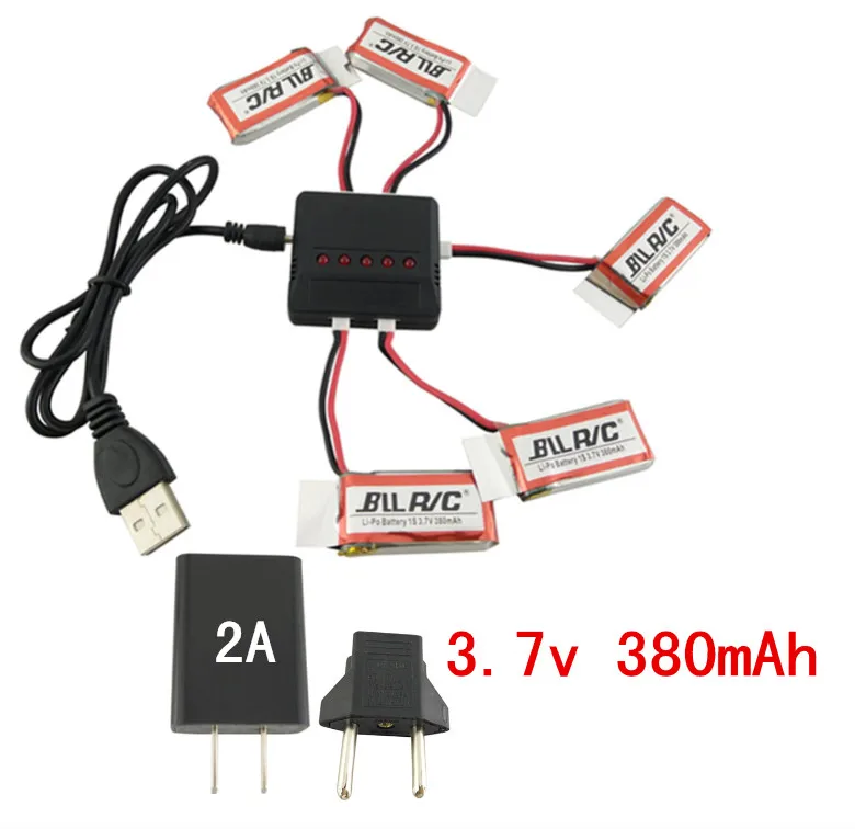 BLLRC helicopter lithium battery hubsan X4 H107L / C / D UDI U816 SYMA X11C aircraft spare parts 5PCS 3.7V 380mah and charger
BLLRC helicopter lithium battery hubsan X4 H107L / C / D UDI U816 SYMA X11C aircraft spare parts 5PCS 3.7V 380mah and charger