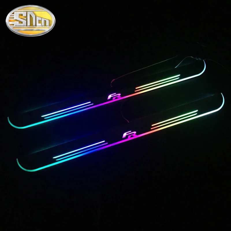 For SEAT LEON ARONA ATECA FR LED Door Sill Scuff Plate Guards RGB 7 colors Moving Light Door Sills Car Accessories
For SEAT LEON ARONA ATECA FR LED Door Sill Scuff Plate Guards RGB 7 colors Moving Light Door Sills Car Accessories