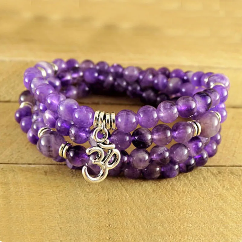108 Mala Bracelet Prayer Beads Amethysts 108 Mala Beads Meditation Mala Beads Bracelet Tibetan Healing Purple beads Jewelry
108 Mala Bracelet Prayer Beads Amethysts 108 Mala Beads Meditation Mala Beads Bracelet Tibetan Healing Purple beads Jewelry