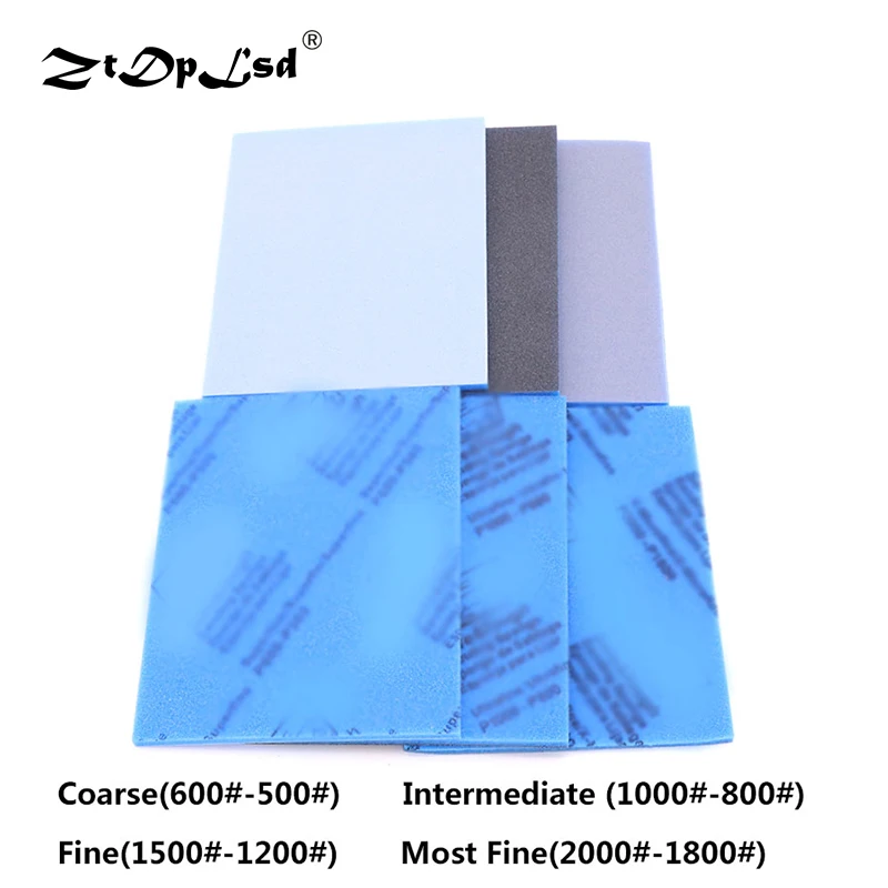 Наждачная бумага ZtDpLsd с зернистостью от 500 до 2000 для сухой и влажной полировки