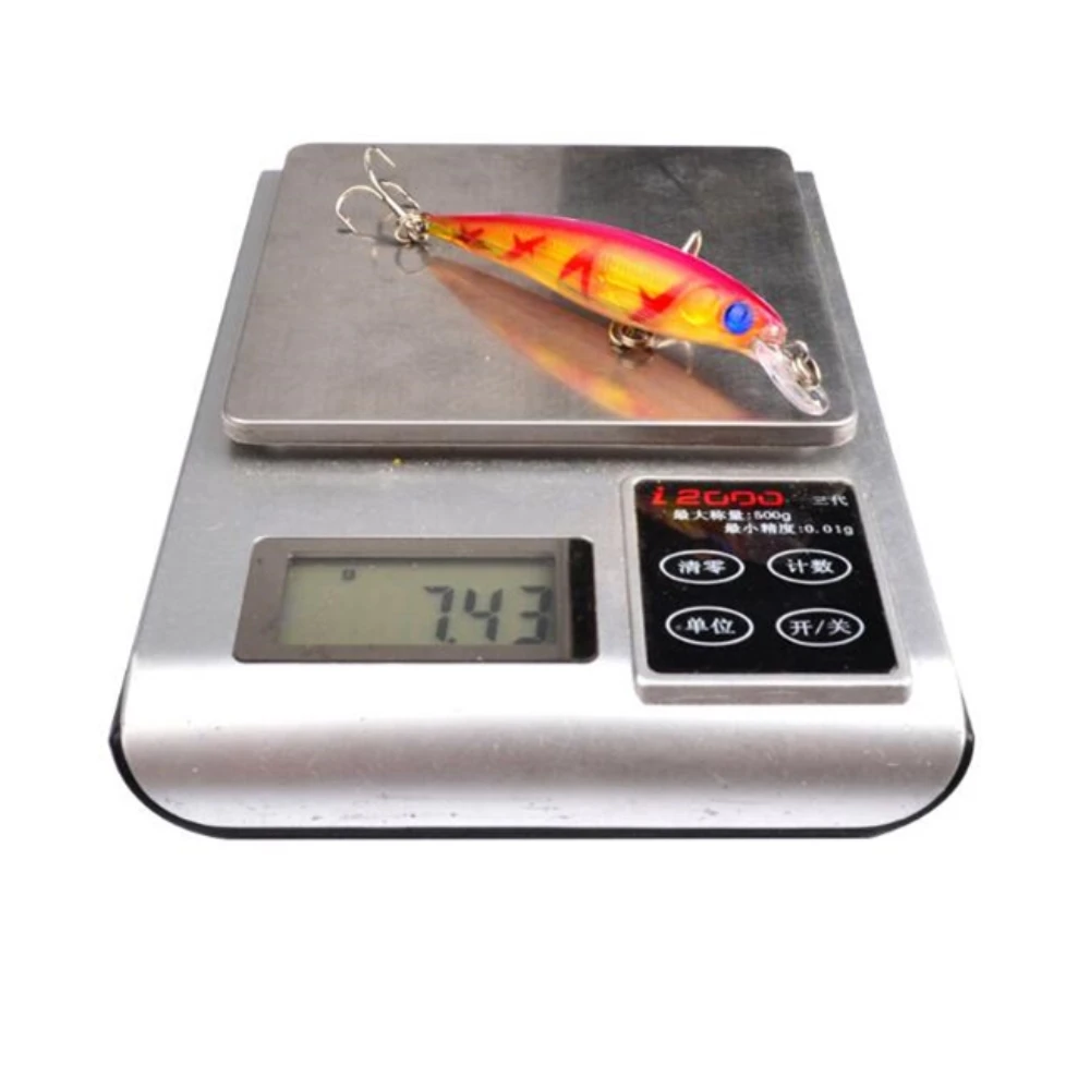 1pcs Minnow Fishing Lure 8cm 7.4g Isca Artificial Crankbait Hard Bait Bass Fishing Wobblers Pesca Fishing Tackle diving 0.3-1.2m
1pcs Minnow Fishing Lure 8cm 7.4g Isca Artificial Crankbait Hard Bait Bass Fishing Wobblers Pesca Fishing Tackle diving 0.3-1.2m