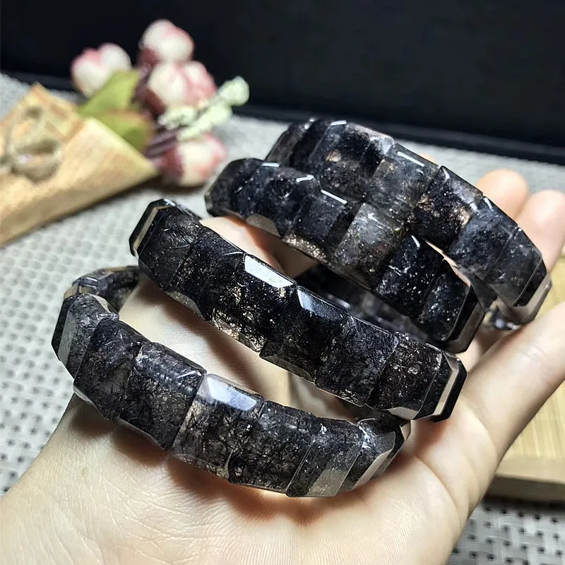 Brazil natural crystal black hair crystal row hair thick thick crystal dry lucky transfer bracelet men and women
Brazil natural crystal black hair crystal row hair thick thick crystal dry lucky transfer bracelet men and women