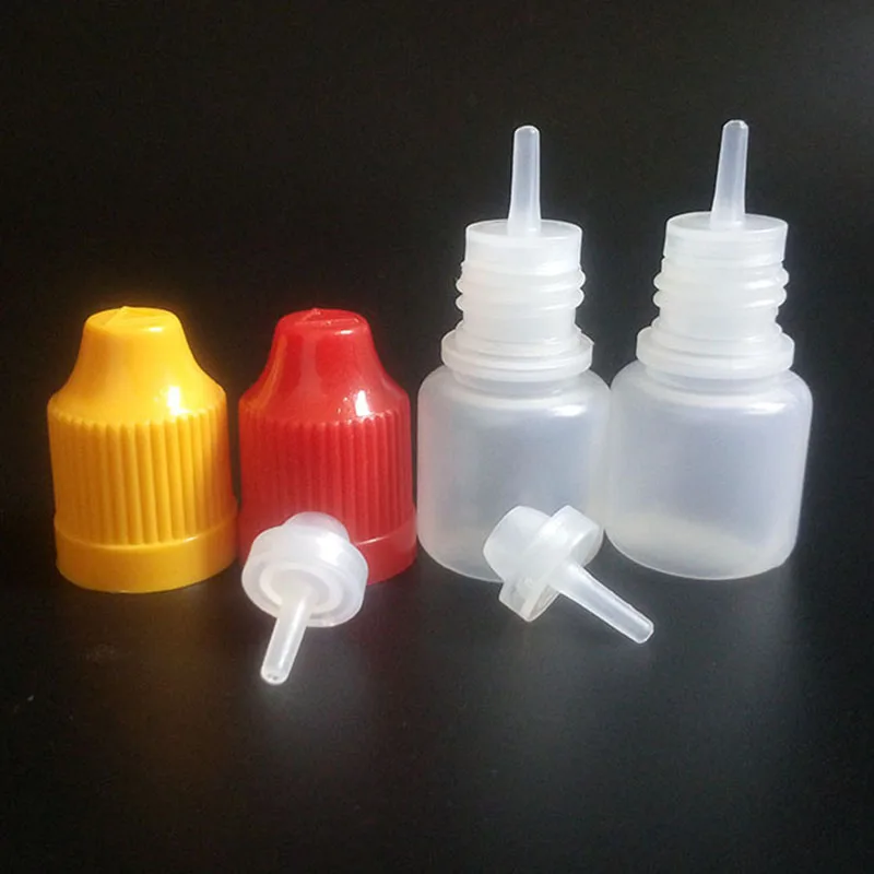 

Пластиковая бутылка для жидкости для электронных сигарет, 3 мл, пустая пластиковая бутылка для жидкости с пипеткой, с защитой от детей, 13 цветов, 100 шт.