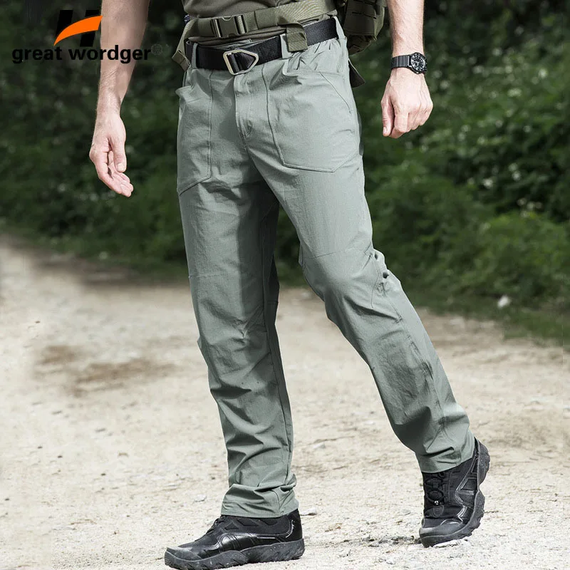 Быстросохнущие тактические брюки карго для улицы мужские летние армейские в
