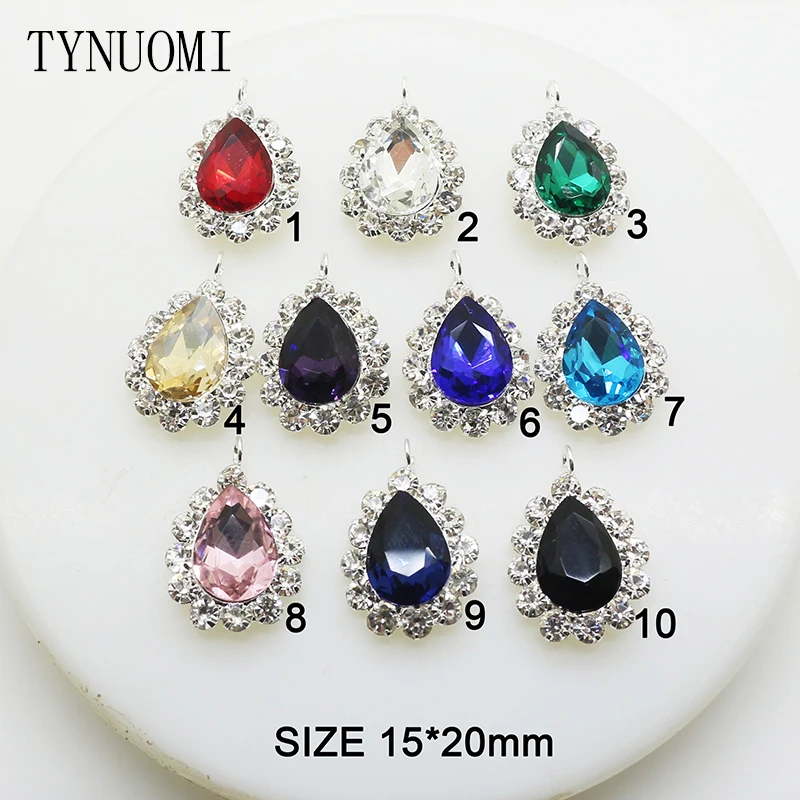 10pcs/lot20*15MM Glass Rhinestone Button Clothing Stitching Process Components DIY Christmas Holiday Decoration Accessories
10pcs/lot20*15MM Glass Rhinestone Button Clothing Stitching Process Components DIY Christmas Holiday Decoration Accessories