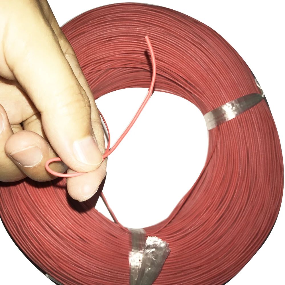 305m/lot 26AWG Silicone Wire Conductor Tinned Copper Cable Rubber Soft Line OD 1.5mm Resistance High Temperature Electric Wire
305m/lot 26AWG Silicone Wire Conductor Tinned Copper Cable Rubber Soft Line OD 1.5mm Resistance High Temperature Electric Wire