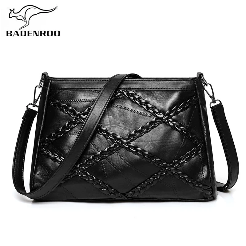 Badenroo Women's Crossbody Bags Genuine Leather Ladies Shoulder Messenger Bag Designer Sheepskin Weave Handbags Bolsas Feminina
Badenroo Women's Crossbody Bags Genuine Leather Ladies Shoulder Messenger Bag Designer Sheepskin Weave Handbags Bolsas Feminina