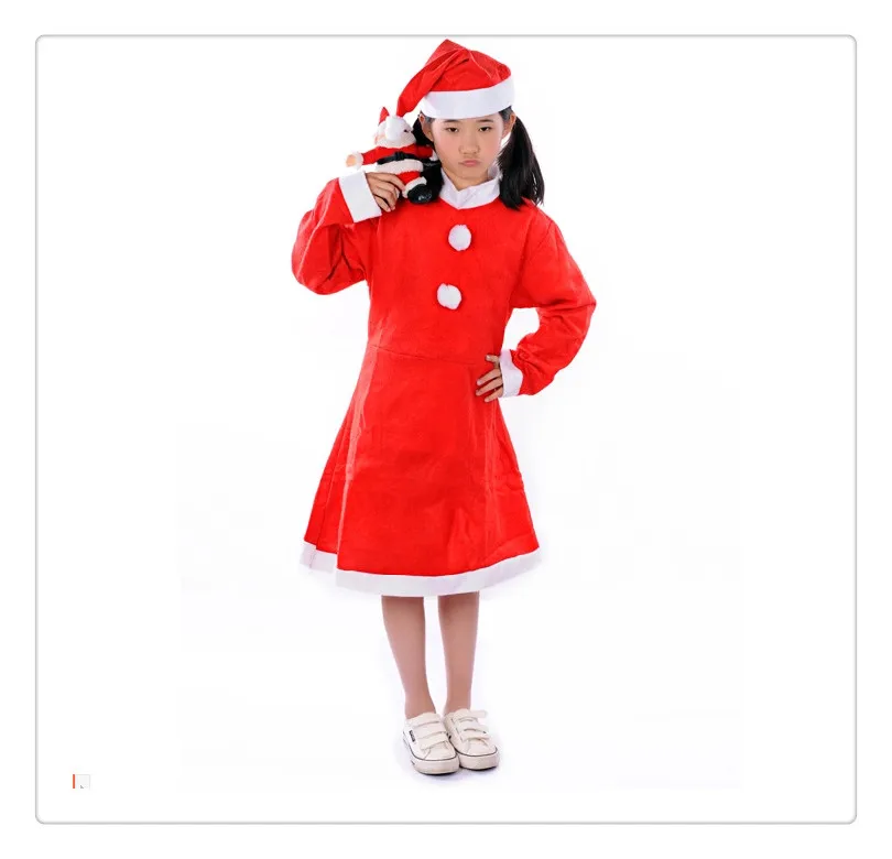 2pcs Girl's Christmas Clothing Children Dress Up Santa Claus Suits Clothes For Christmas Performances age 10~13 girls
2pcs Girl's Christmas Clothing Children Dress Up Santa Claus Suits Clothes For Christmas Performances age 10~13 girls