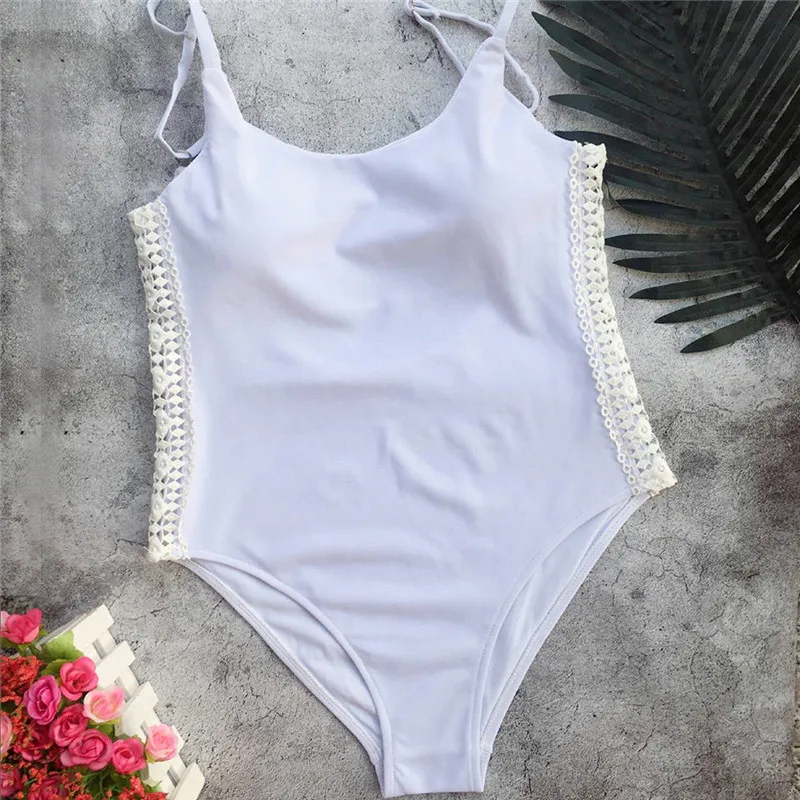 Sexy Womens One-Piece Swimsuit Bandage Backless Pure Bikini Push-up Padded Bathing Suit Swimwear Maillot De Bain Femme Monokini
Sexy Womens One-Piece Swimsuit Bandage Backless Pure Bikini Push-up Padded Bathing Suit Swimwear Maillot De Bain Femme Monokini