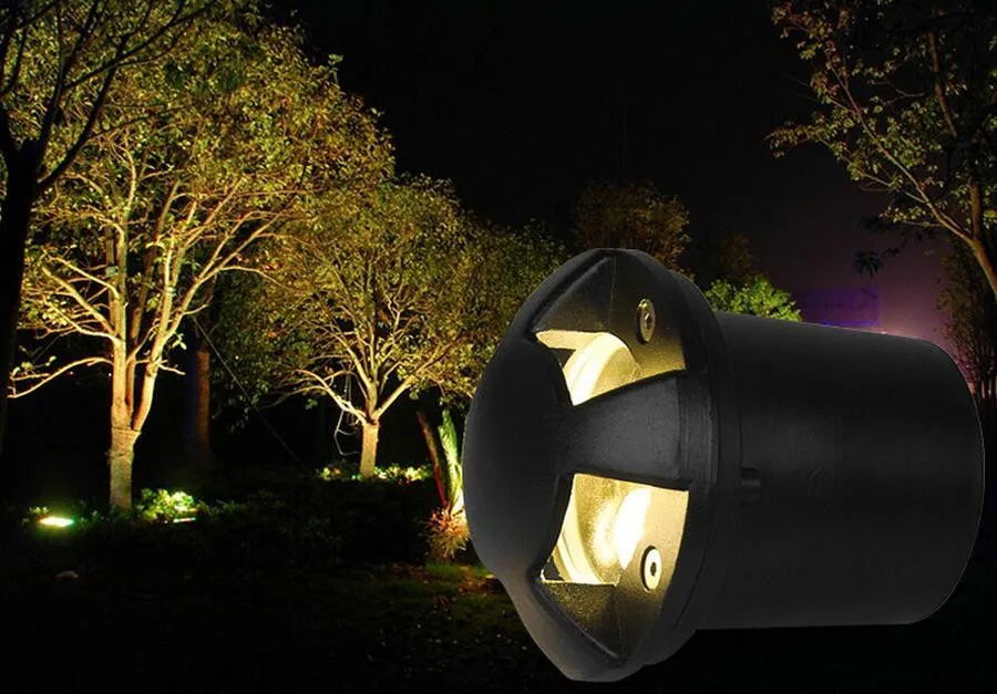 3*2W LED underground light LED underground lamp Buried lighting LED outdoor recessed floor lamp ground light IP68 waterproof
