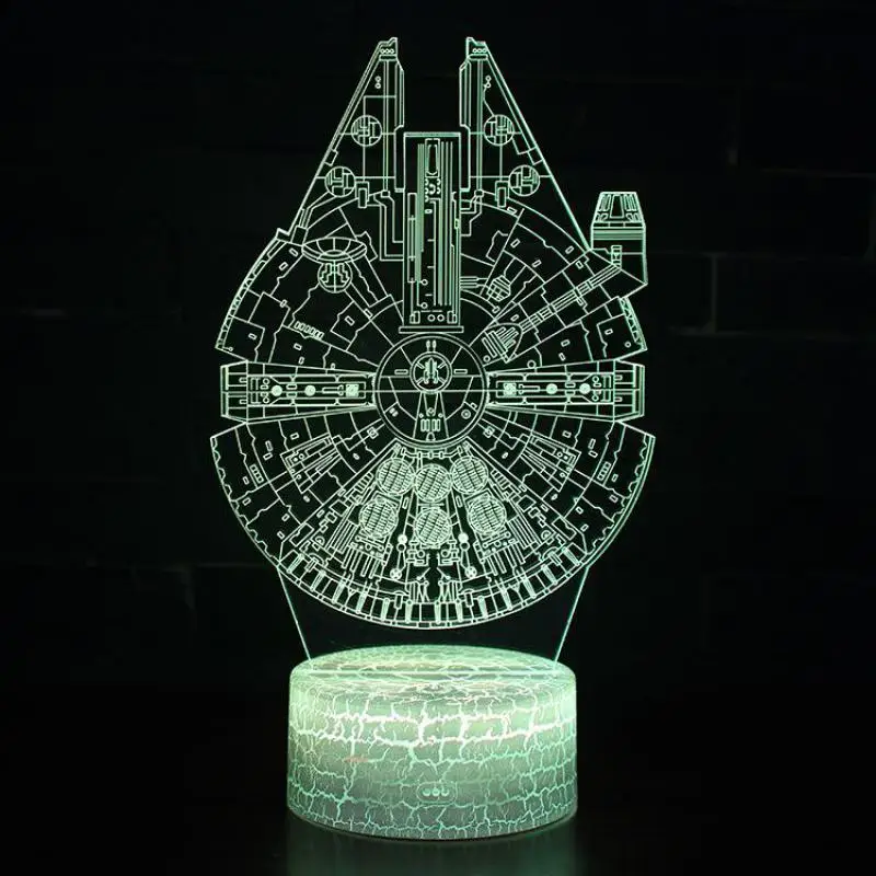 Millennium Falcon Gift 3d Table Lamps For Living Room Colorful Touch Creative Desk Lamp Led Remote Control Night Light
Millennium Falcon Gift 3d Table Lamps For Living Room Colorful Touch Creative Desk Lamp Led Remote Control Night Light