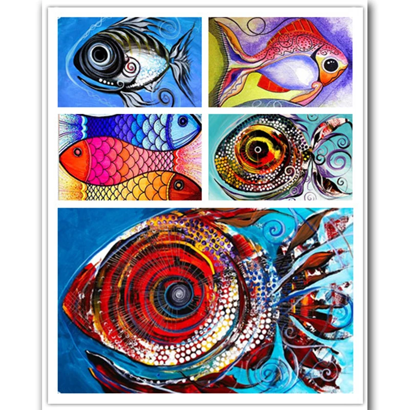 Full Square/Round Drill 5D DIY Diamond Painting "Colorful fish" 3D Diamond Embroidery Cross Stitch Mosaic Home Decor
Full Square/Round Drill 5D DIY Diamond Painting "Colorful fish" 3D Diamond Embroidery Cross Stitch Mosaic Home Decor